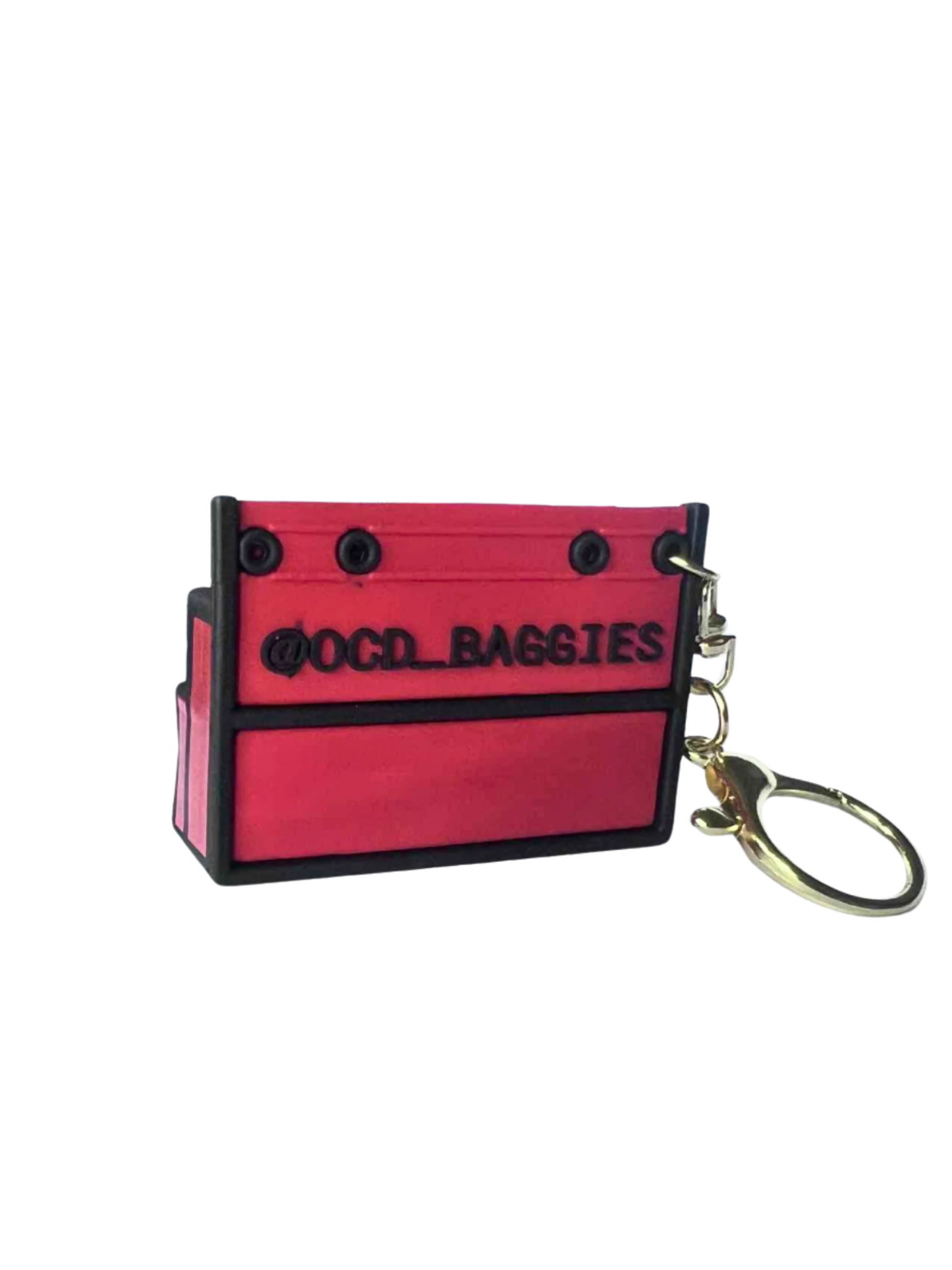 OCD Baggie Key Chain Red