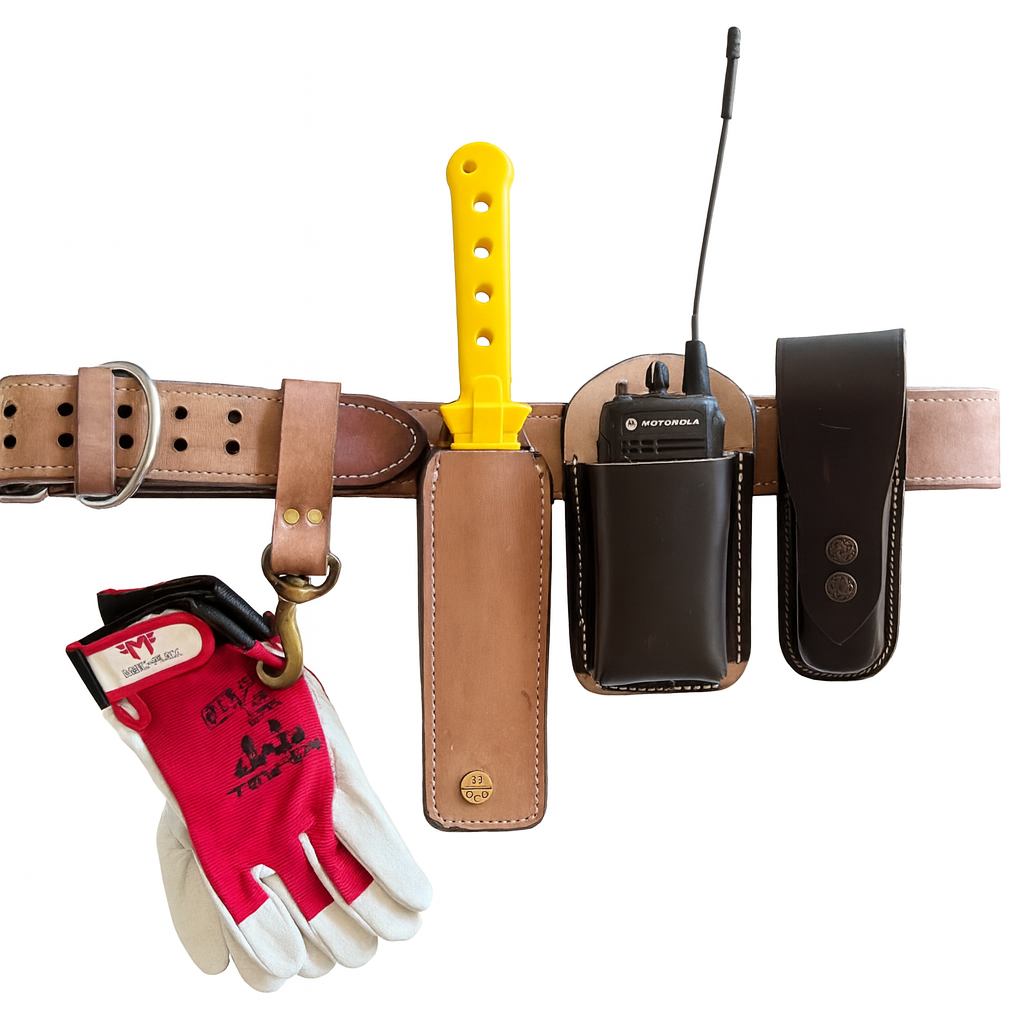 Heavy Duty Leather Glove Clip